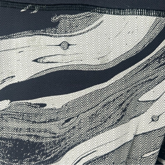 LULULEMON Speed Wunder Tight Nulux 50 G Mixed Marble White Black Women's Size 10 - Picture 8 of 8